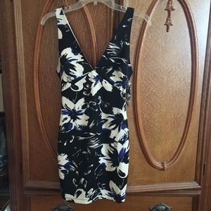 Nordstrom Hibiscus Print Mini Dress